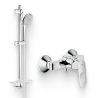 Душевой комплект Смеситель для душа Grohe BauLoop 23340000 + Гарнитур Euphoria 27266001