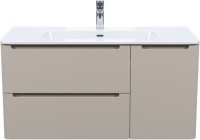 Тумба с раковиной IDDIS Edifice 100 подвесная, капучино, раковина 0101000i28