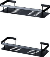 Полка AM.PM Sense L A7453222 черная, 2 шт.