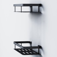 Полка AM.PM Sense L A7453222 черная, 2 шт.