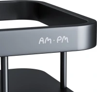 Полка AM.PM Sense L A7453222 черная, 2 шт. Полка AM.PM Sense L A7453222 черная, 2 шт.
