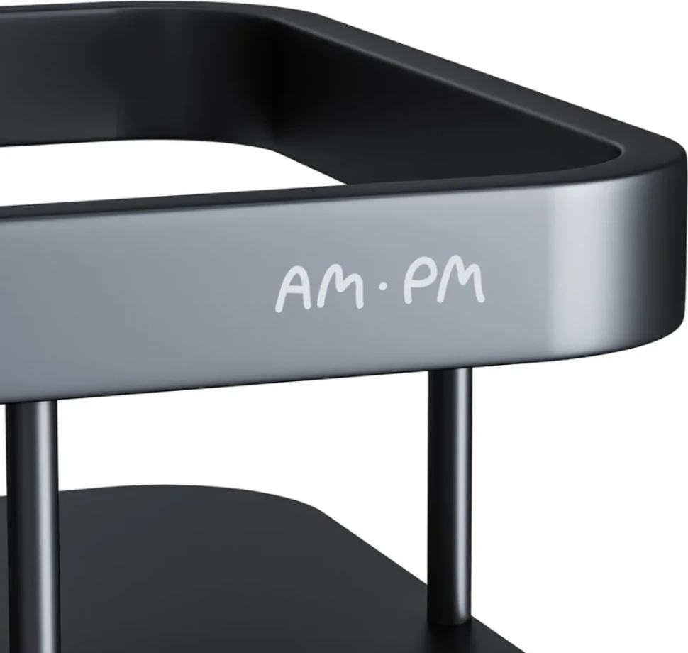 Полка AM.PM Sense L A7453222 черная, 2 шт.