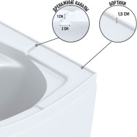Душевая кабина Niagara Eco E90/70/40L/TN/BK 90х70 см, без крыши