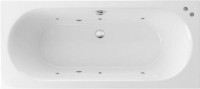 Акриловая ванна Excellent Oceana WAEX.OCE17.SOFT 170x75 см, встраиваемая, с гидромассажем, белая, с каркасом, со сливом-переливом