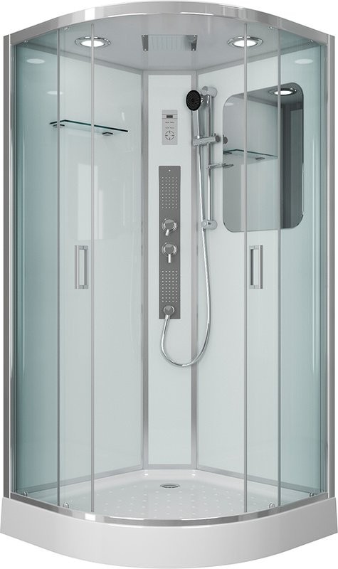 Душевая кабина Niagara Premium NG-6002-01G 100х100х210, с низким поддоном