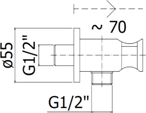 Шланговое подключение Paffoni ZSUP031BO с держателем для душа, белый матовый