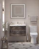Мебель для ванной комнаты BelBagno Kraft 39 80 pino pasadena, раковина BB-8099-3-80