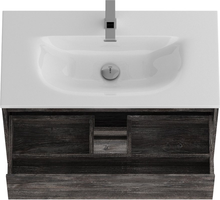 Мебель для ванной комнаты BelBagno Kraft 39 80 pino pasadena, раковина BB-8099-3-80