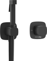 Гигиенический душ Wasserkraft Nuthe A9151.327.241.212 со смесителем, С ВНУТРЕННЕЙ ЧАСТЬЮ, черный