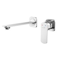 Смеситель для раковины на стену комплект, хром, AQUAme Asti AQM6315CR Смеситель для раковины на стену комплект, хром, AQUAme Asti AQM6315CR