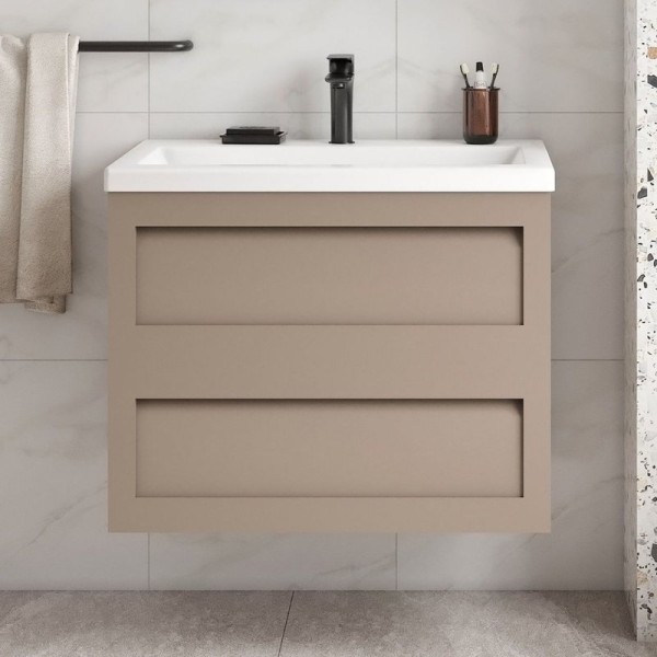 Тумба под раковину без столешницы Art&Max Platino 60 подвесная, капучино