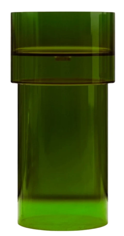 Раковина напольная Abber Kristall AT2701Emerald-H 45 зеленая, круглая