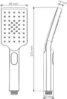 Душевой комплект Wasserkraft Schunter A8251.307.308.180.259.285.194.201 С ВНУТРЕННЕЙ ЧАСТЬЮ, золото