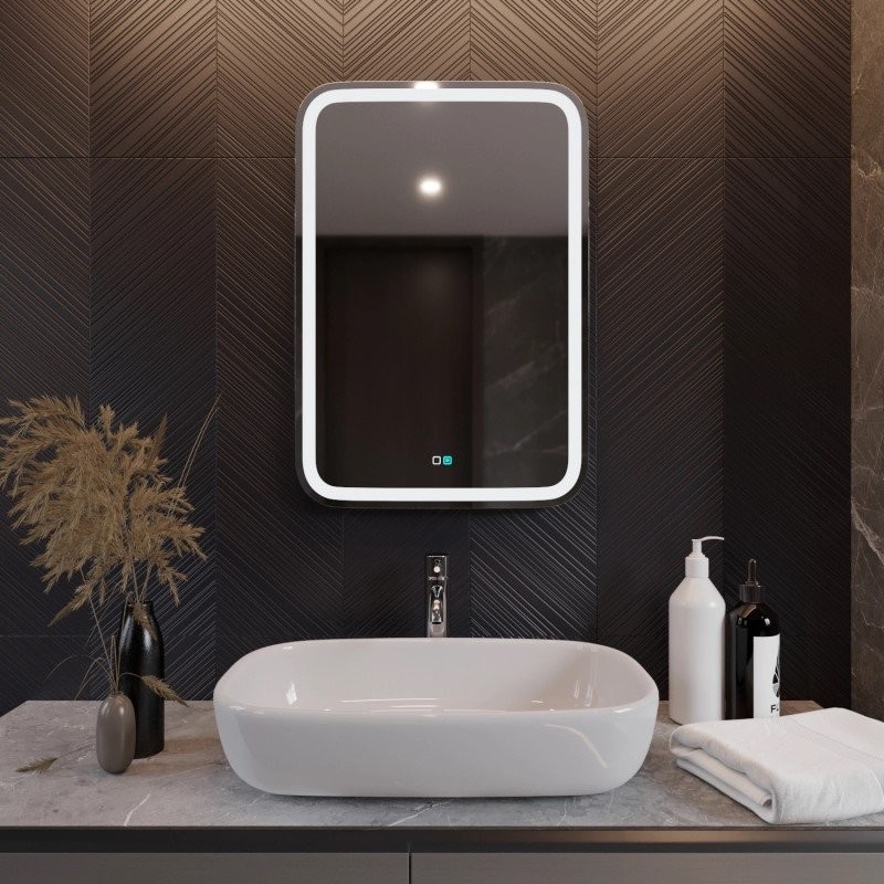 Зеркало Mixline Мальта -2 55 с подсветкой, с подогревом