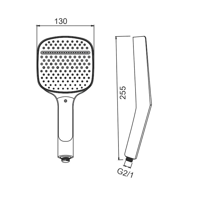 Душевая лейка Splenka S450 S450.54 хром