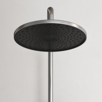 Душевая стойка Sancos Etna SC9008GG с термостатом, вороненая сталь