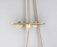 Душевая стойка Bronze de Luxe Icon 80112CG матовое золото