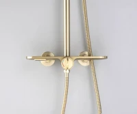 Душевая стойка Bronze de Luxe Icon 80112CG матовое золото Душевая стойка Bronze de Luxe Icon 80112CG матовое золото