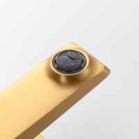 Смеситель для раковины Shevanik S4401G, золотой сатин