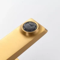 Смеситель для раковины Shevanik S4401G, золотой сатин Смеситель для раковины Shevanik S4401G, золотой сатин