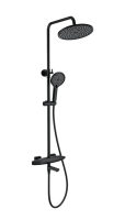 Душевая стойка Wonzon & Woghand WW-B3035-A2-MB матовая черная
