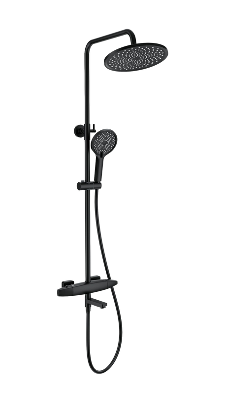 Душевая стойка Wonzon & Woghand WW-B3035-A2-MB матовая черная