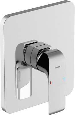 Встраиваемый смеситель для душа и ванны Ravak Flat X070124 С ВНУТРЕННЕЙ ЧАСТЬЮ, нержавеющая сталь