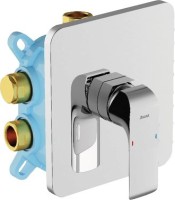 Встраиваемый смеситель для душа и ванны Ravak Flat X070124 С ВНУТРЕННЕЙ ЧАСТЬЮ, нержавеющая сталь