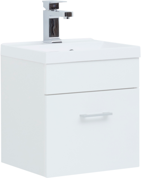Тумба под раковину Aquanet Нота 40 белая