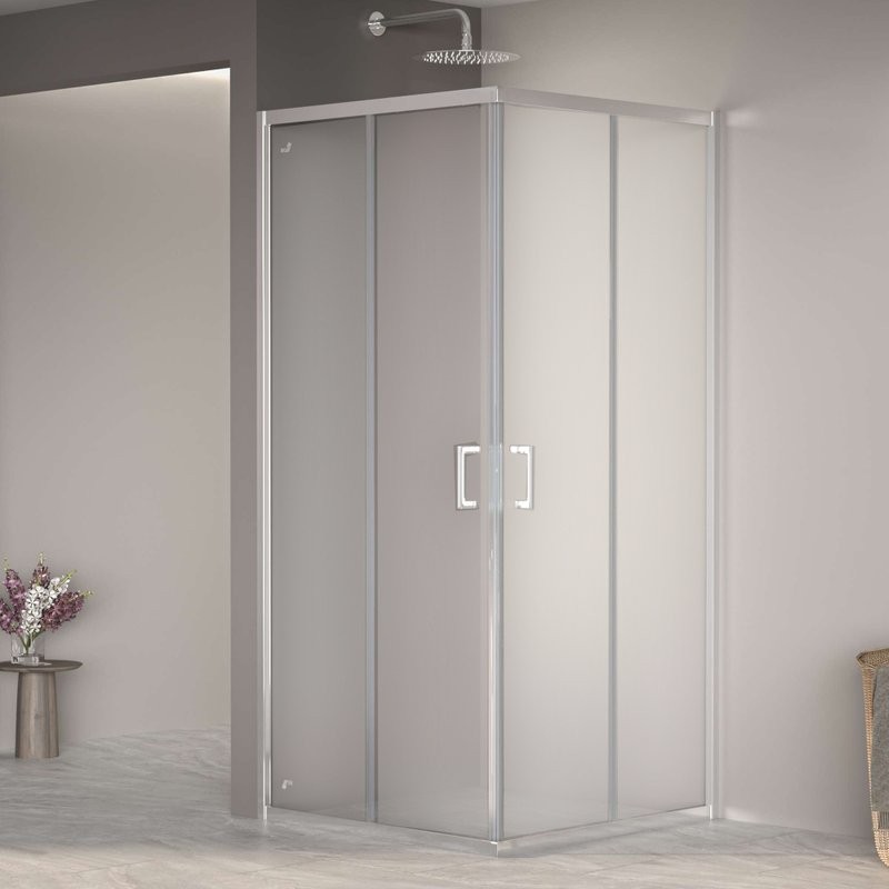 Душевой уголок RGW Passage PA-030 80x80 см, профиль хром, стекло матовое