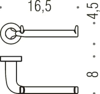 Держатель туалетной бумаги Colombo Design Basic В2708 Держатель туалетной бумаги Colombo Design Basic В2708