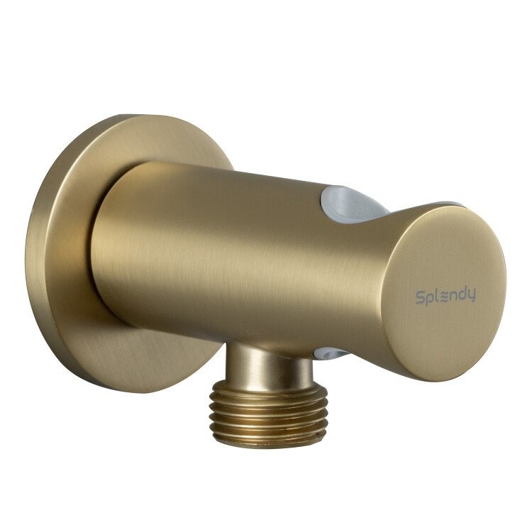 Шланговое подключение Splendy AA215YRLGM брашированное золото