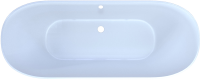 Ванна из искусственного камня Фэма Белла 4607146342252 160x65 см, отдельностоящая, матовая белая, овальная