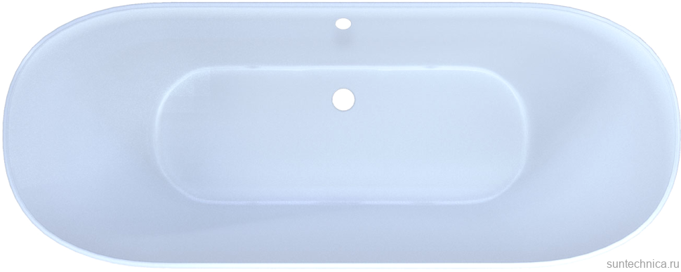 Ванна из искусственного камня Фэма Белла 4607146342252 160x65 см, отдельностоящая, матовая белая, овальная