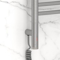 Полотенцесушитель электрический Сунержа Богема 3.1 071-6002-1260 130x65 см, подключение слева, сатин, лесенка