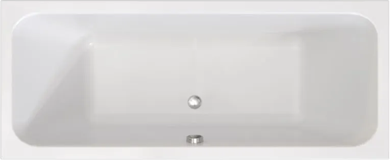 Акриловая ванна Radomir Патрисия 1-01-0-0-1-330 175x75 см, пристенная, белая, с каркасом