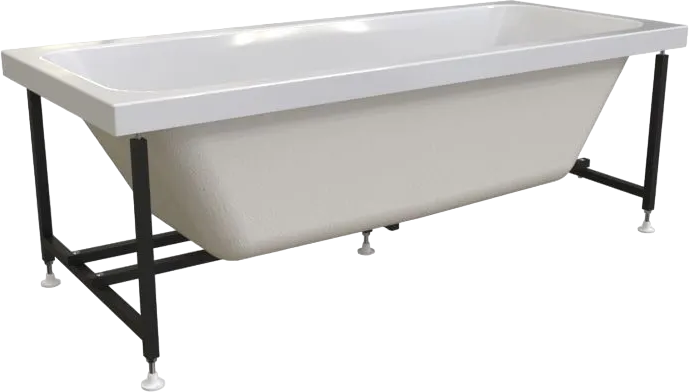 Акриловая ванна Radomir Патрисия 1-01-0-0-1-330 175x75 см, пристенная, белая, с каркасом