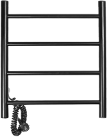 Полотенцесушитель электрический Domoterm Классик DMT 109-4 50x50, черный, L