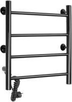 Полотенцесушитель электрический Domoterm Классик DMT 109-4 50x50, черный, L