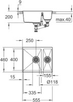 Мойка кухонная Grohe K500 31648AP0