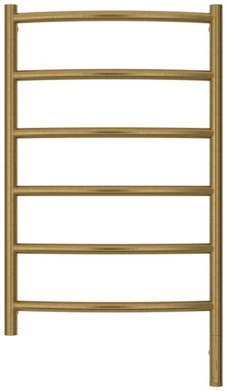 Полотенцесушитель электрический Сунержа Галант 3.1 051-6001-8050 90x55 см, подключение справа, состаренная латунь, лесенка