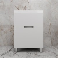 Тумба под раковину без столешницы Style Line Матис 60 напольная, белая матовая