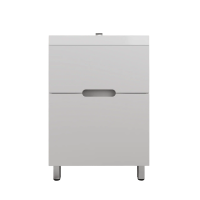 Тумба под раковину без столешницы Style Line Матис 60 напольная, белая матовая