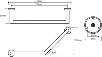 Поручень Bemeta Omega 104307621