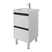 Тумба под раковину без столешницы Dreja Luxury Plus 50 матовая белая