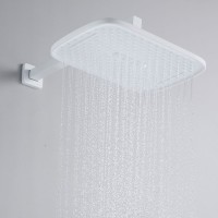 Душевая система / Тропический душ со смесителем встраиваемая Shevanik S4035C, белый