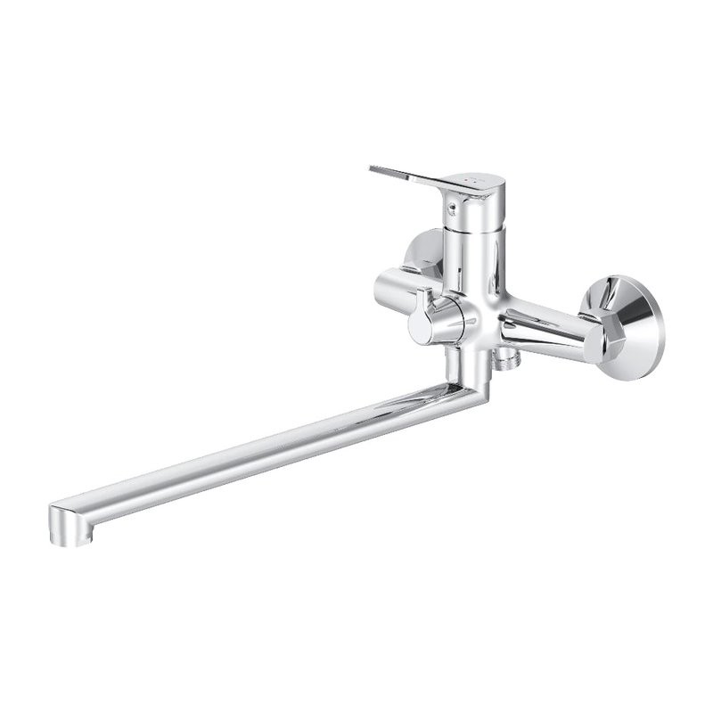 Смеситель с длинным изливом для ванны AM.PM X-Joy F85A90200 хром