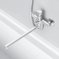 Смеситель с длинным изливом для ванны AM.PM X-Joy F85A90200 хром Смеситель с длинным изливом для ванны AM.PM X-Joy F85A90200 хром