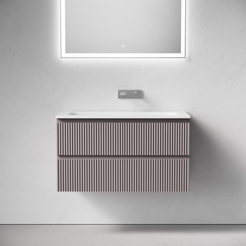 Мебель для ванной комнаты Sancos Snob R 90 подвесная, doha soft, раковина СN7019wx