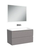 Мебель для ванной комнаты Sancos Snob R 90 подвесная, doha soft, раковина СN7019wx